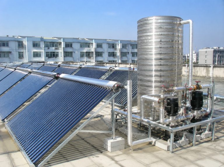 马村区商用大容量真空管太阳能热水系统